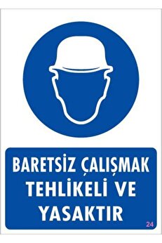 Ethab Ti̇caret Baret Gi̇y Uyarı Levhası 25X35 Kod24