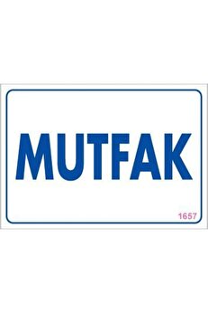 Ethab Ti̇caret Mutfak Uyarı Levhası 17,5X25 Kod1657