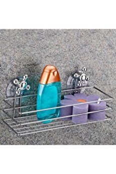 Go İthalat Banyo Di̇kdörtgen Raf Vantuzlu (4457)