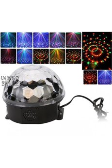 Mardyhome Kumandalı Kristal Led Rgb Disko Topu