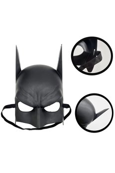 Evimdeyokyok Siyah Renk Çocuk Boy Arkadan Lastikli Batman Maskesi 20X14 Cm