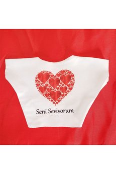 Evimdeyokyok Seni Seviyorum Baskılı Tişört