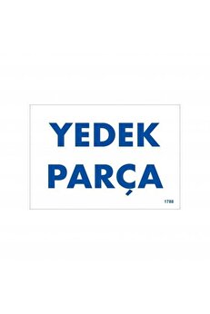 Ethab Ti̇caret Yedek Parça Uyarı Levhası 17,5X25 Kod1788