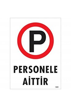Ethab Ti̇caret Personele Ai̇tti̇r Uyarı Levhası 25X35 Kod1605