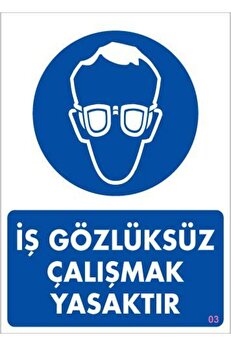 Ethab Ti̇caret İş Koruyucu Takınız Uyarı Levhası 25X35 Kod3