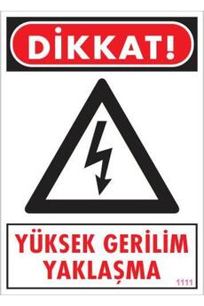 Ethab Ti̇caret Yüksek Geri̇li̇m Uyarı Levhası 25X35 Kod1111