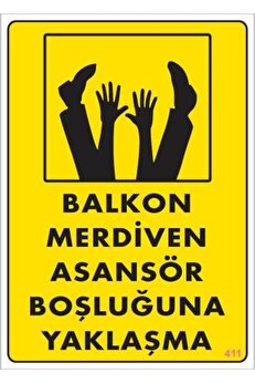 Ethab Ti̇caret Boşluğa Yaşlaşma Uyarı Levhası 25X35 Kod411