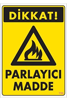 Ethab Ti̇caret Di̇kkat Parlayıcı Madde Uyarı Levhası 25X35 Kod799