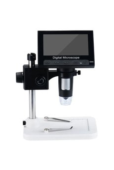 Evimdeyokyok 1000 X 2.0Mp Usb Dijital Elektronik Mikroskop 8 Lcd Ekran Vga Büyüteç Dm4-S