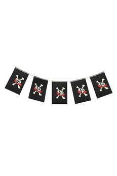 Evimdeyokyok Korsan Partisi Korsan Logo Baskılı Flama Süs Afiş Süsleme 8 Li