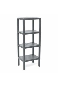 Go İthalat 4 Raflı Gri̇ Modüler Üni̇te Plasti̇k 38X29X100 Cm (4457)