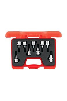 İzeltaş İzeltaş 1/2" Lokmalı Torx Uç Takımı (60MM, 9 PARÇA)