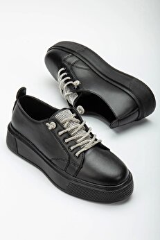 Gult Kadın Sneaker Taşlı