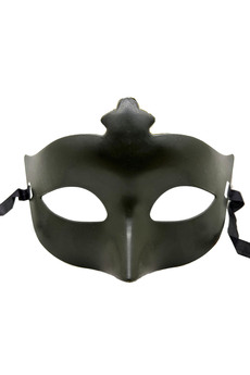 Go İthalat Haki̇ Yeşi̇l Renk Masquerade Kostüm Parti̇si̇ Venedi̇k Balo Maskesi̇ (4457)
