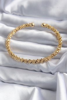 Evimdeyokyok 316L Çelik Gold Renk Kadın Bileklik Tj-Bb5643