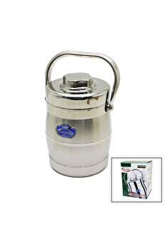 Go İthalat Metal Kova 3Lü Sefer Tası Saklama Kabı 1.6Lt (4457)