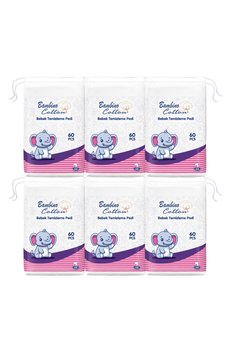 Bambino Cotton Bebe Temizleme Pamuğu 60'lı x 6