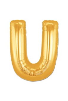 Go İthalat U Harf Folyo Balon Altın Renk 40 İnç (4457)