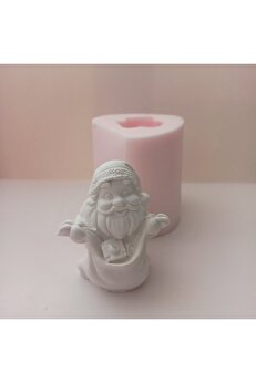 Kalıpcınızburada Noel Baba Bi̇blo Si̇li̇kon Kalıp - K7542