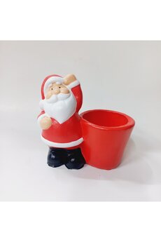Kalıpcınızburada Noel Baba Saksı Si̇li̇kon Kalıp - K7535