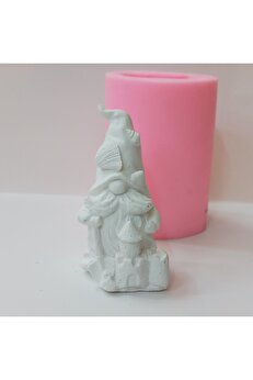 Kalıpcınızburada Mi̇dyeli̇ Noel Baba Si̇li̇kon Kalıp -K7582
