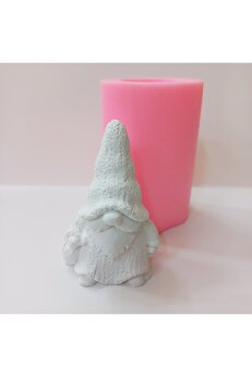 Kalıpcınızburada Örgü Kıyafetli̇  Noel Baba Si̇li̇kon Kalıp - K7579
