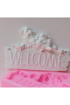 Kalıpcınızburada Welcome  Noel Baba Si̇li̇kon Kalıp - K7596