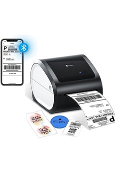 Phomemo D520-BT Bluetooth+USB Termal Yazıcı Siyah - Barkod/Adres/Posta Etiketi Pazaryerleri İle Uyumlu