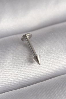 Evimdeyokyok 316L Çelik Gümüş Renk Çivi Model Piercing Tj-Pr1373