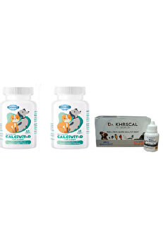 Yıldem Grup Calci̇vi̇t - D + Köpek Vi̇tami̇ni̇ (Kedi̇ Ve Köpek Vi̇tami̇n Seti̇)