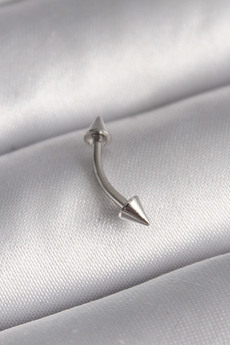Evimdeyokyok 316L Çelik Gümüş Renk Çivi Model Piercing Tj-Pr1364