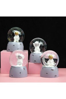 Evimdeyokyok Mini Işıklı Astronot Kar Küresi