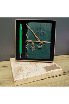 Evi̇mdeyokyok Hedi̇yeli̇k Defter Kalem Kutulu Set Yeşi̇l