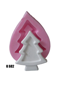 Kalıpcınızburada Noel Ağacı  Si̇li̇kon Kalıp - K682