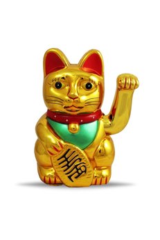 Evimdeyokyok Şanslı Kedi 9.8 X 9.8 X 15.5 Cm