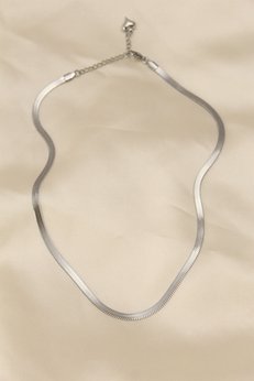 Evimdeyokyok 316L Çelik Silver Renk 45 Cm İtalyan Zincir Model Kadın Kolye Tj-Bko5903