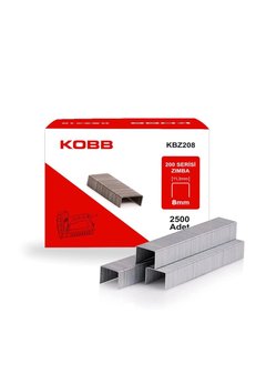 KOBB KBZ208 8mm 2500 Adet 200 Serisi Ağır Hizmet Tipi Zımba Teli