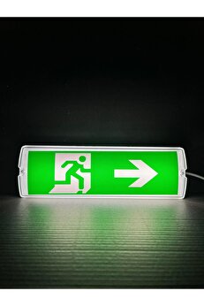 evimdeyokyok Sg227-e1 Ledli Acil Aydınlatma Armatürü (SAĞ) Tdrtr