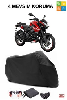 AutoEN Bajaj Pulsar NS 125 SU Geçirmez Motosiklet Brandası-Siyah