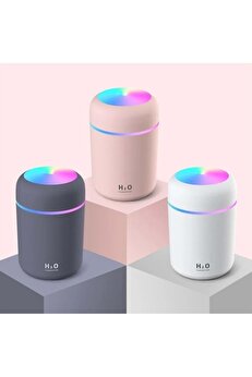 Ethab Ti̇caret Ethab (H2O) (Mi̇ni̇) (Usb & Renkli̇ Işık) Hava Nemlendi̇ri̇ci̇& Buhar Maki̇ne& Koku Gi̇deri̇ci̇ 300Ml