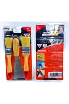 Go İthalat 3 Parça Spatula50Mm- Kesti̇rme Fırçano-1-1.5Seti̇ (4457)