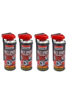 Soudal 4 adet SOUDAL PAS SÖKÜCÜ VE YAĞLAYICI MULTİ SPREY 400 ML ( 4 ADET FİYATIDIR )