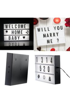 Evimdeyokyok A4 Led Işıklı Yazı Panosu Lightbox