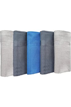 STOREMAX polysight Mikrofiber Temizlik Bezi 5'li Paket, 60x40 cm Çok Amaçlı Sihirli Araba Cam, Toz, Mutfak, O