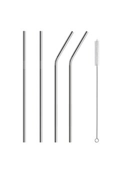 Ethab Ti̇caret 5 Parça Metal Pi̇pet - Paslanmaz Çevre Dostu Metal Pi̇pet Fırça Seti̇