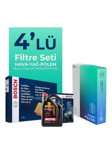 Bosch Skoda Karoq 1.5 TSi Filtre Bakım Seti Motul Motor Yağlı (2019-2024) 4 Lü