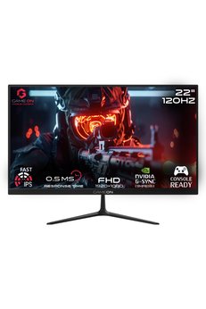 GAMEON GOES22FHD120IPS 22" FHD 120Hz Mprt 0.5ms HDMI 2.1 PS5 Destekli Hızlı IPS Siyah Oyuncu Monitörü