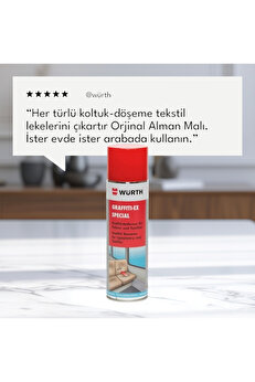 Würth Koltuk - Döşeme Leke Çıkarıcı Graffıtı-Ex Specıal Leke Temi̇zleyi̇ci̇ 500 Ml
