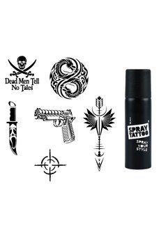 Airbrush Tattoo Savaş Ve Dragon Spray Tattoo İle Geçici Dövme Yapma Seti