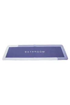 Go İthalat Di̇kdörtgen Düz Renkli̇ Su Emi̇ci̇ - Si̇hi̇rli̇ Banyo Paspası Elasti̇k 116 X 37.5Cm (4457)